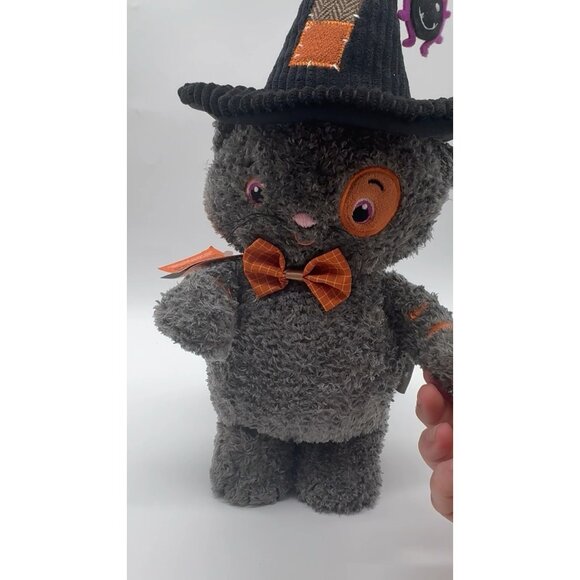 HALLMARK Stitch The Dancing Cat Halloween 2017 Sings Addams Family Song 15” - Picture 2 of 7
